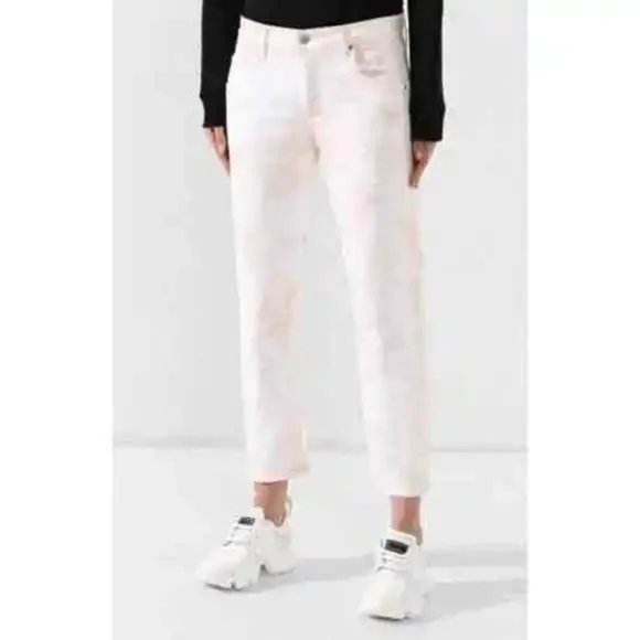 Brand New C of H Emerson Slim Boyfriend Jeans Rose Cloud Tie Dye Size 25 C602 - Picture 1 of 2